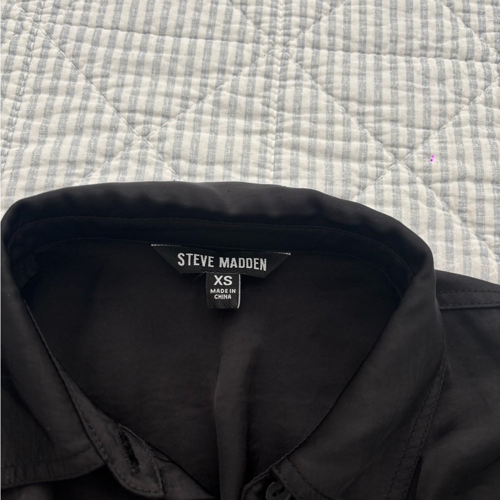 Steve Madden Black Jumpsuit